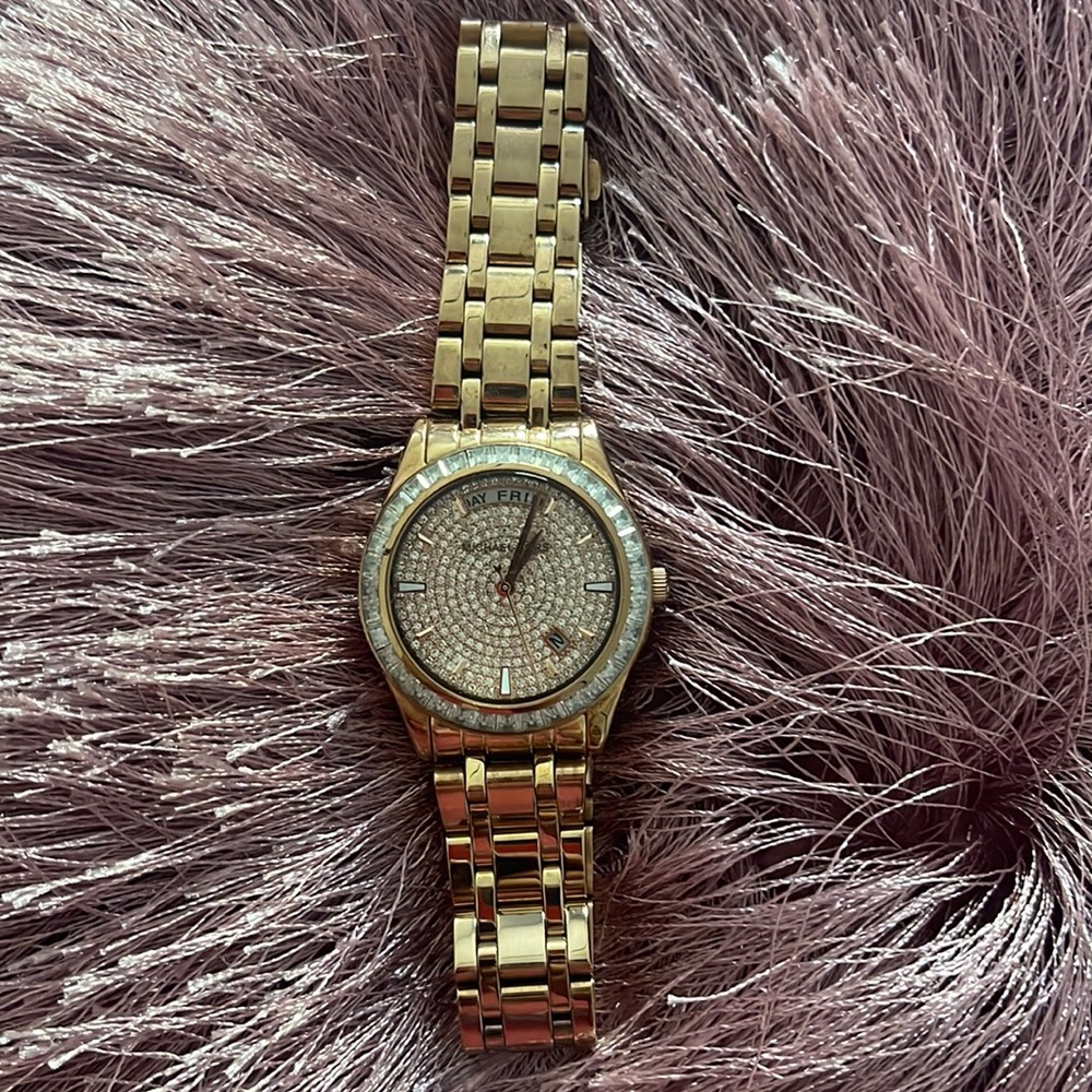 Rose gold Michael Kors watch